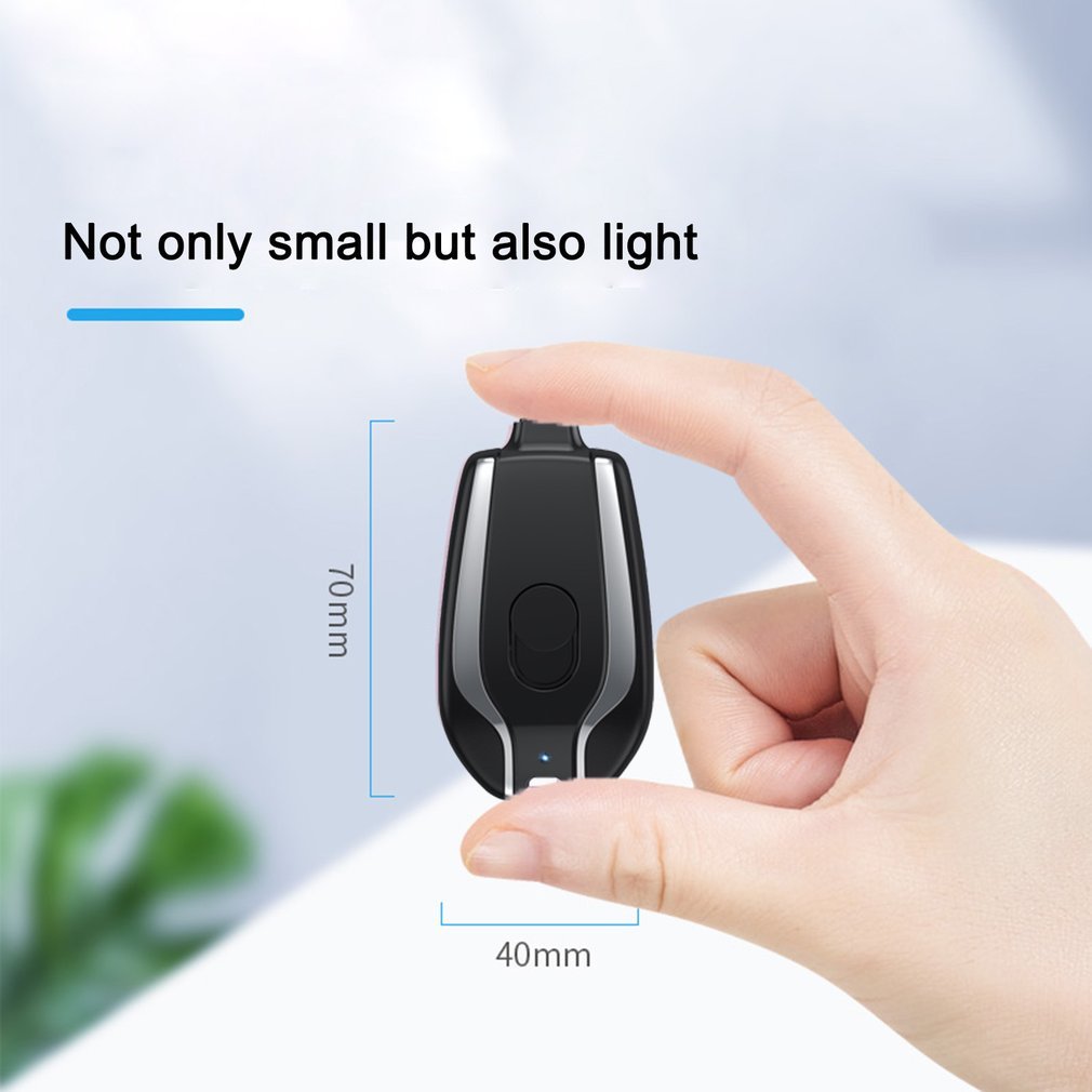 1500mAh Mini Power Keychain Charger