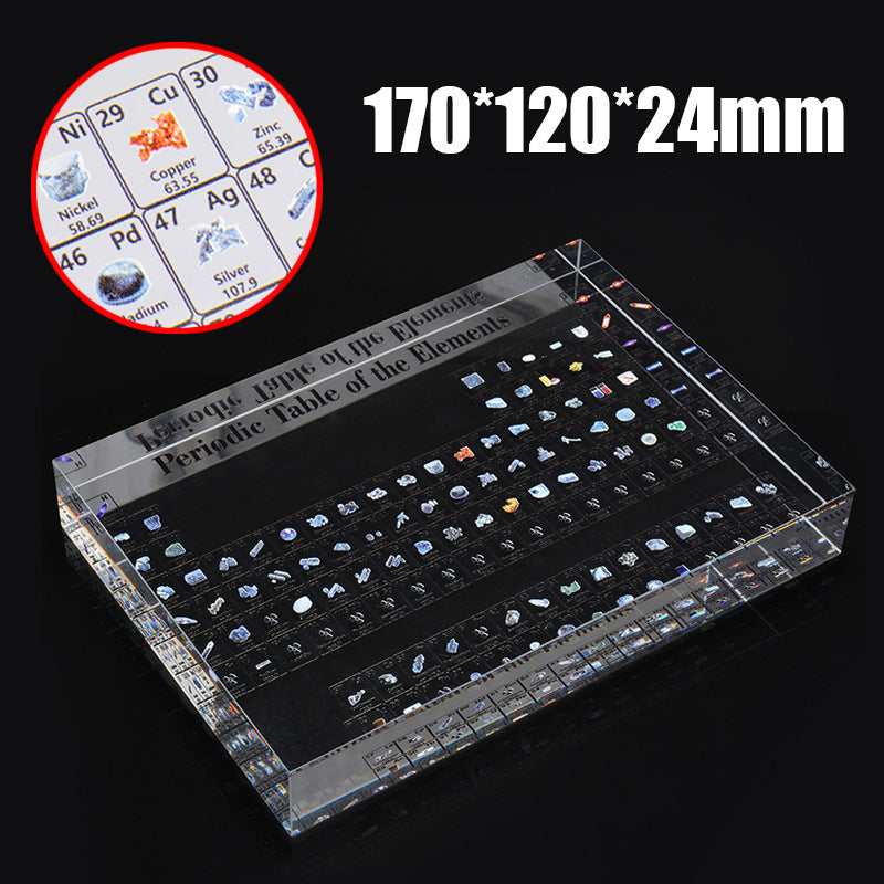 Acrylic Periodic Table Display Card - Crystal Element Crafts
