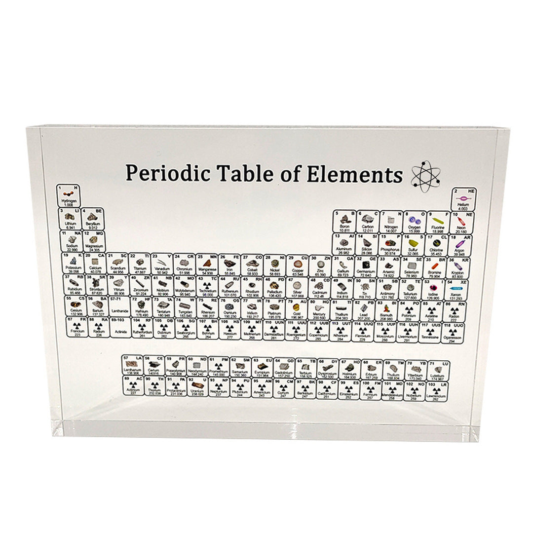 Acrylic Periodic Table Display Card - Crystal Element Crafts