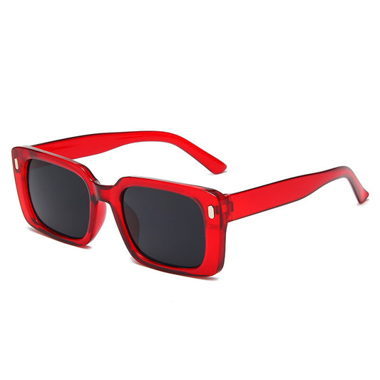 Small Frame Sunglasses Personality Rice Nail UV Protection