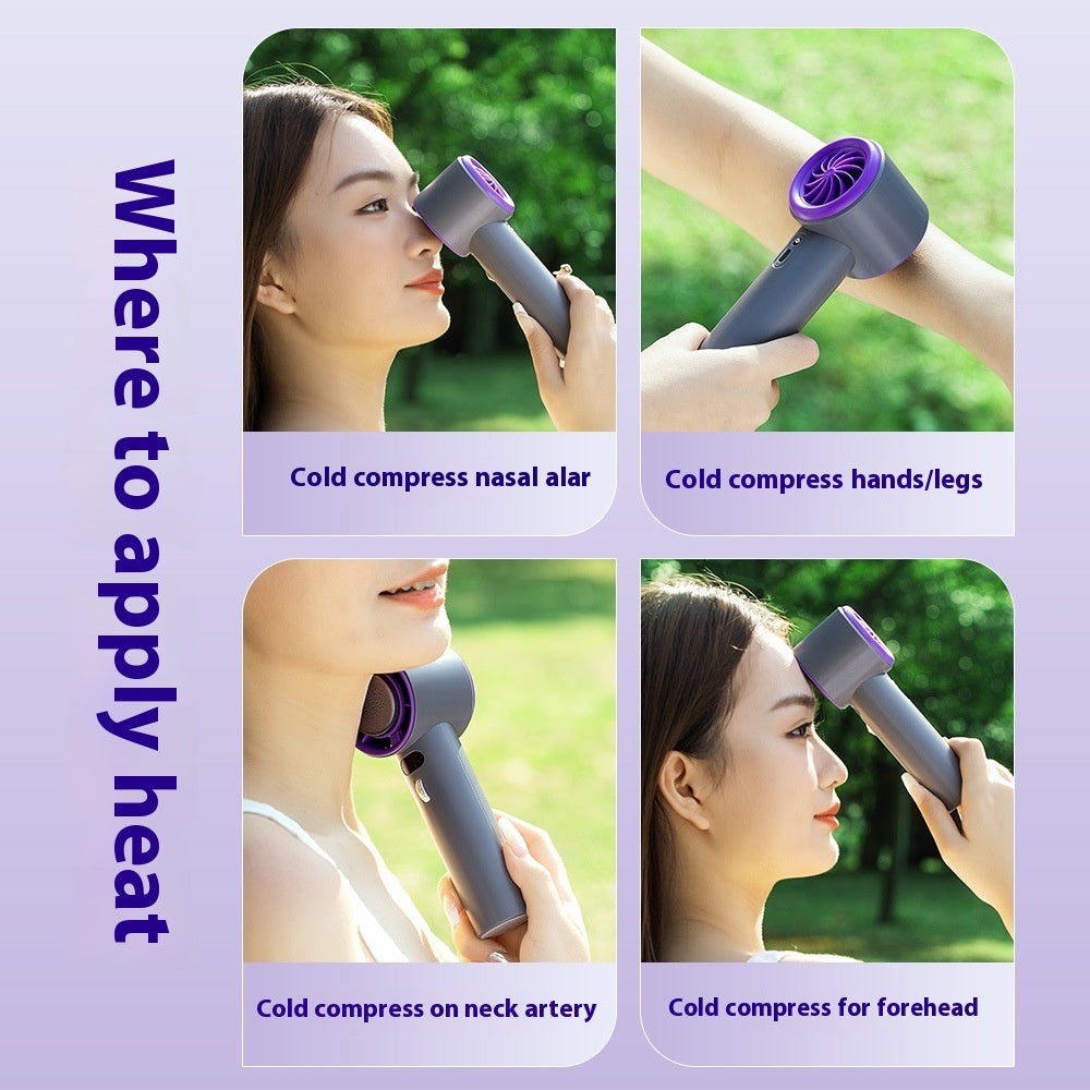 Portable Handheld Turbo Fan - 3000mAh Battery & Adjustable Speeds