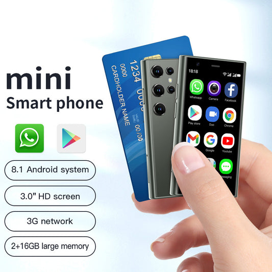 S23PRO & XS15 Mini Smart Small Mobile Phone 30 Screen 2G 16G Android 3G Network WIFI