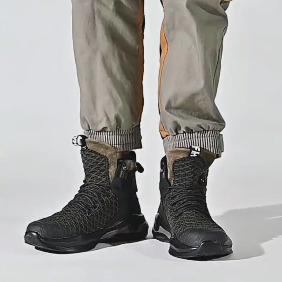 Men's high-top safety shoes